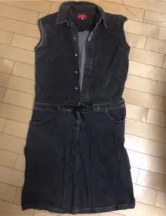 ドラッグストアーズ　ブラックデニム ワンピース