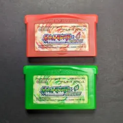 【ソフト単品】ポケットモンスター　ファイアレッド・リーフグリーン　2点セット