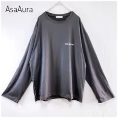 アサオーラ TO-BANYI プリント長袖Tシャツ シンプル カジュアル F