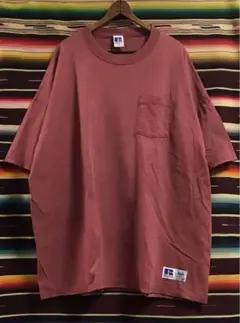 USA製 RUSSELL ラッセル ポケT 無地 2XL