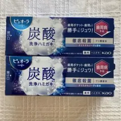 신품 미개봉 ピュオーラ 炭酸洗浄ハミガキ 55g 2個セット