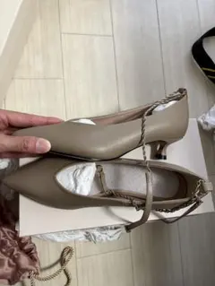 Double Strap Kitten Heel Pumps herliptoのサムネイル