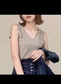 【新品未使用タグ付き】rienda リエンダノースリーブ