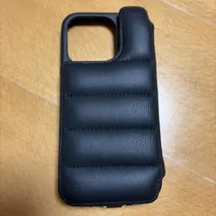 DEMIUスマホケース iPhone15PRO ブラック レザー