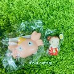 ジブリ　メイちゃん　指人形　 水てっぽう メイガニ 水鉄砲　2点　新品セットのみ