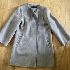 ザラウーマン　ノーカラーコート　ZARA