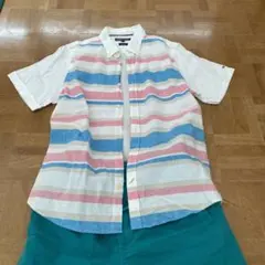 TOMMY HILFIGER 半袖ボーダーシャツ