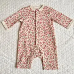 花柄ロンパース