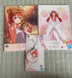 五等分の花嫁  一番くじ　イラストボード　ラバーストラップ　五月