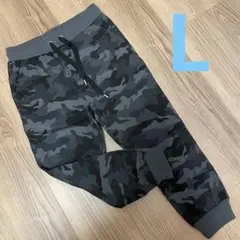 新品タグ付き ブラックカモ ジョガーパンツ Lサイズ 7丈