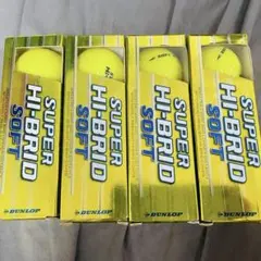 新品・1ダースダンロップ SUPER HI-BRID SOFT ゴルフボールのサムネイル