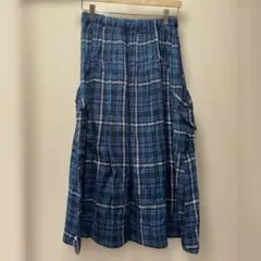 TIGRE BROCANTE チェック柄 ロングスカートのサムネイル