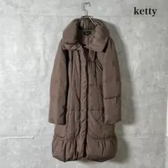 ketty luxury ケティ ダウン ロングコート 腰ベルト付 N231のサムネイル