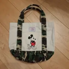 ミッキーマウス カモフラージュ トートバッグ