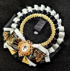 【1111円セール】灰色ｘ黒痛ロゼット