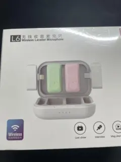 ピンマイク ワイヤレス 2人同時使用 ミニクリップ式 充電ケース付のサムネイル