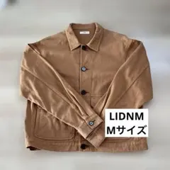 LIDNM ブラウン ボタンフロントジャケット Mサイズのサムネイル