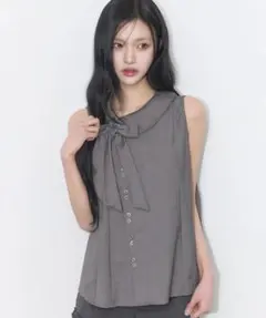 ILLIGO セラパフブラウス グレー | Mercari