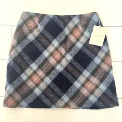 新品　ミニスカート　タイトスカート　チェック柄スカート