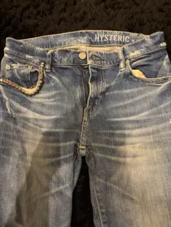 HYSTERIC ダメージ加工ブルースキニーデニム