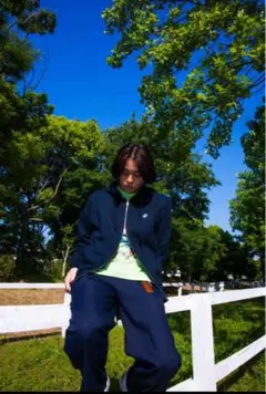 POCKERS double zip hoodie "NAVY"