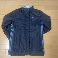 adidas ブルゾン　ネイビー　サイズM