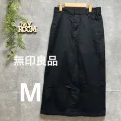 無印良品 タイトスカート 黒 ブラック レディース どんな服にも似合う♩ M