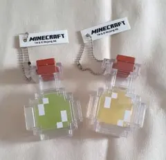 2点セット マインクラフト ポーション ミニフィギュア キーホルダー