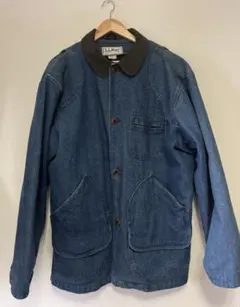 【L.L.Bean 】80s〜90s デニムカバーオール 【L】