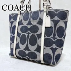 コーチ COACH トートバッグ デニム シグネチャー キャンバス 12877のサムネイル