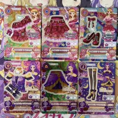 中古 アイカツ シャイニングドリーミーライン3枚＋シャイニングムーンライン3枚