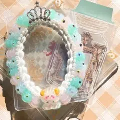 ホイップデコ 硬質ケース チェキ トレカケース 緑 青 ピンク ラメ キラキラ