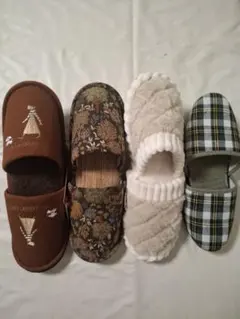 スリッパ 室内 レディース 4足まとめ売り