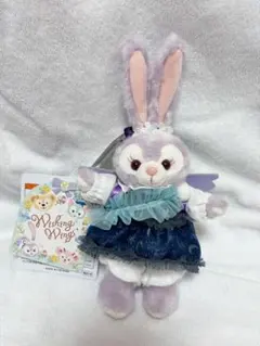 ダッフィー フレンズ　ウィッシングウィングス　ステラルー　ぬいぐるみバッジ