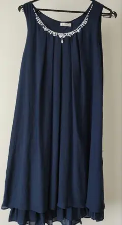 axes femme ワンピースドレス　ネイビーMサイズ　#kp1