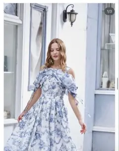 Riu トワルドジュイワンピースToile de Jouy dress Rちゃん - メルカリ