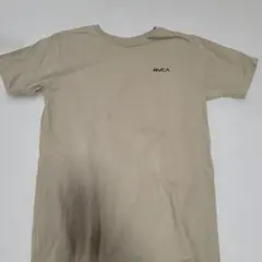 RVCA Tシャツ ベージュ バックプリント　160