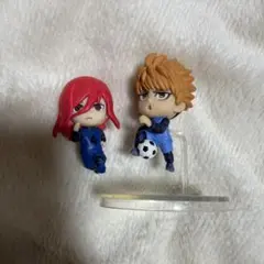 サッカー ブルーロック　ガチャガチャ　2体セット