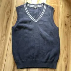 ユニクロ　紺色　ベスト　S