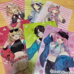 ホロライブ　A5サイズクリアファイル 6種セット