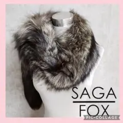 SAGAFOX サガフォックス 顔付き マフラーファー レディース キャバ