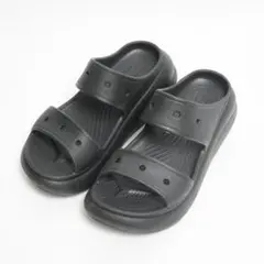 【美品】クロックス crocs クラシッククラッシュサンダル 厚底