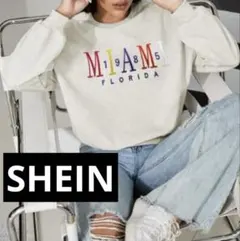 SHEIN裏起毛 スウェット トレーナー XL