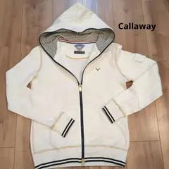 美品　Callaway DRYSPORT M ホワイトパーカー