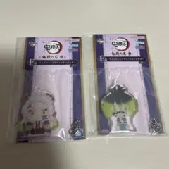 鬼滅の刃　一番くじ　ちょこのっこアクリッツキーホルダー　妓夫太郎　堕姫