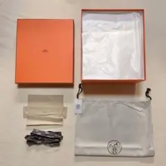 【新品未使用】HERMES ケリー 空箱 保存袋 リボン 金具保護フェルト