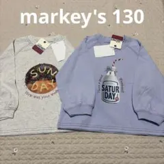 markey's マーキーズ　RSP WOW! ラグランロンTee 130
