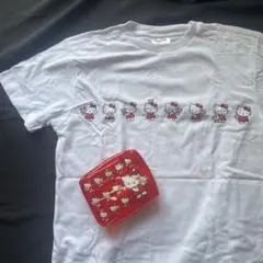 新品未使用　ハローキティ Tシャツ　ポーチ セット　トップス　サンリオ