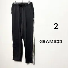 GRAMICCI サイドストライプ ブラックパンツ