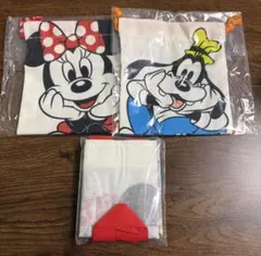 ディズニーストア シークレットミニ巾着ポーチ＆ミニトート3個セット